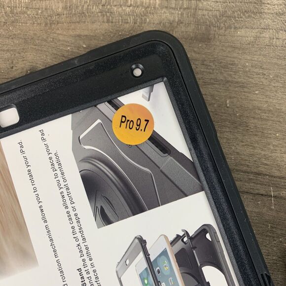 for Apple iPad Pro 9.7" 2016, Full-Body Screen Case Tablet Stand Cover w/ Strap - Picture 11 of 12